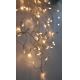 Светодиодная уличная рождественская гирлянда-занавес 360xLED/8 режимов 15 м IP44 теплый белый