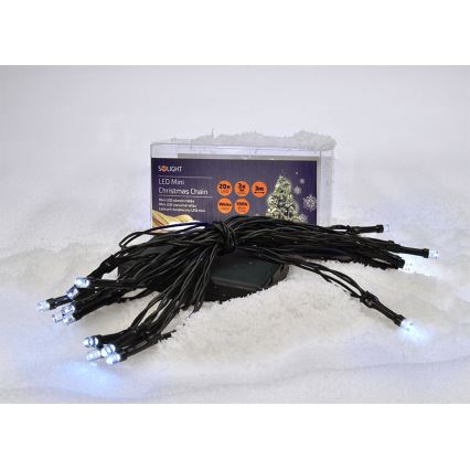 Світлодіодна різдвяна гірлянда 3,3 m 20xLED/3xAA