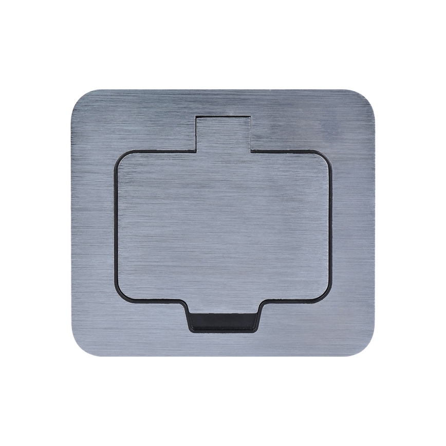 Уличная встроенная напольная розетка IP55 угловой