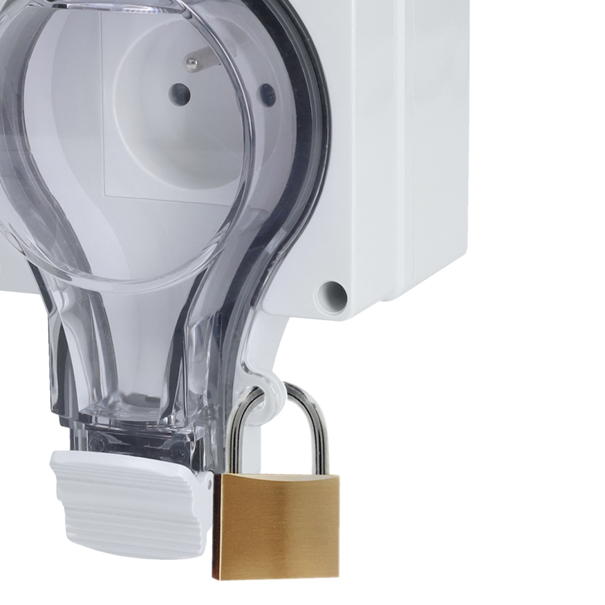 Розетка для вологих приміщень 230V/16A IP66