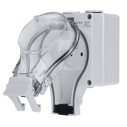 Розетка для вологих приміщень 230V/16A IP66