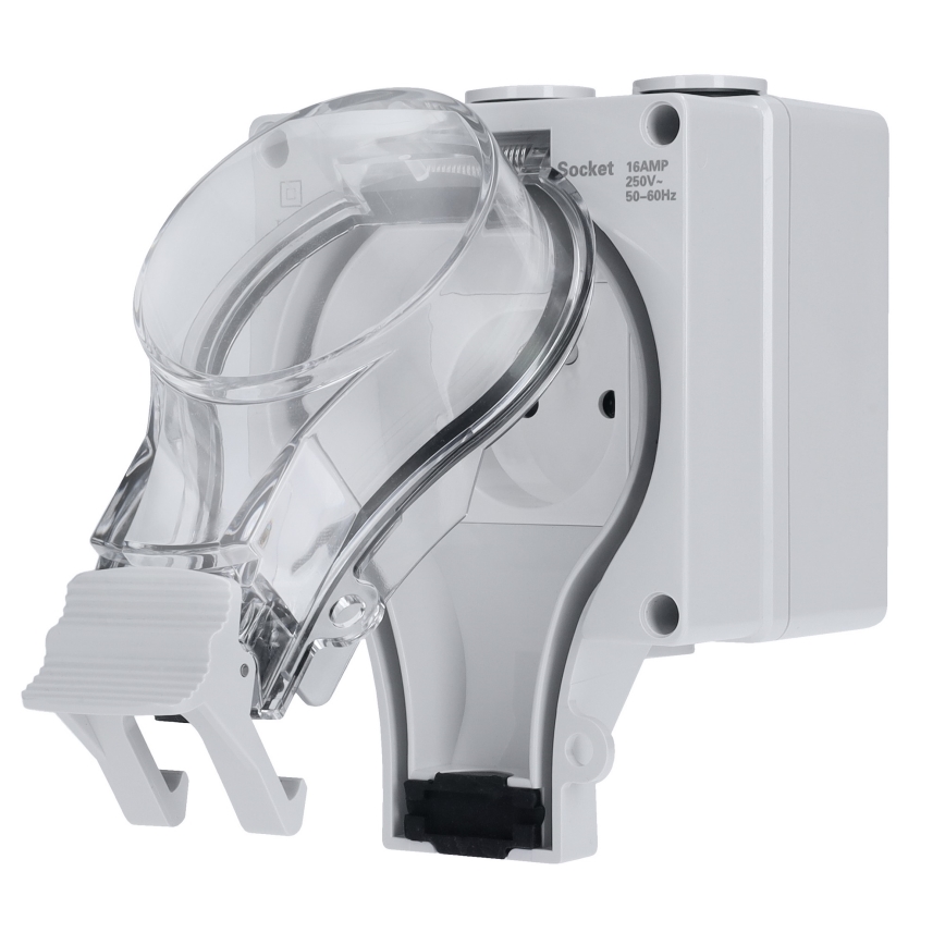 Розетка для вологих приміщень 230V/16A IP66