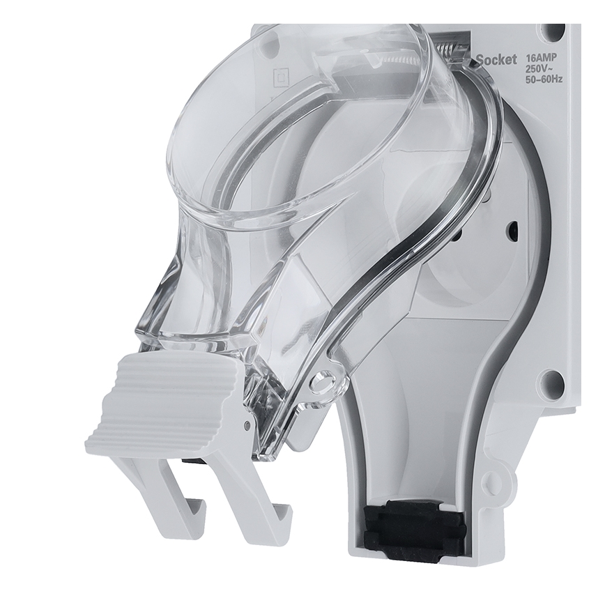 Розетка для влажных помещений с выключателем 230 В/16 А IP66