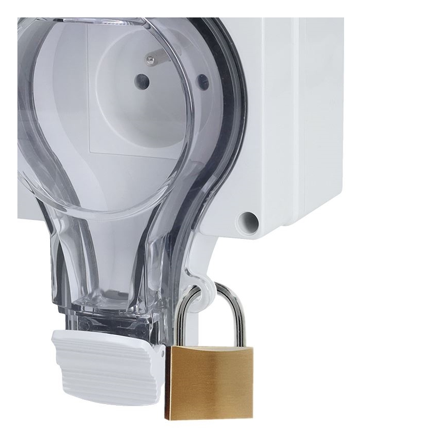 Подвійна розетка для вологих приміщень 230 В/16 А IP66
