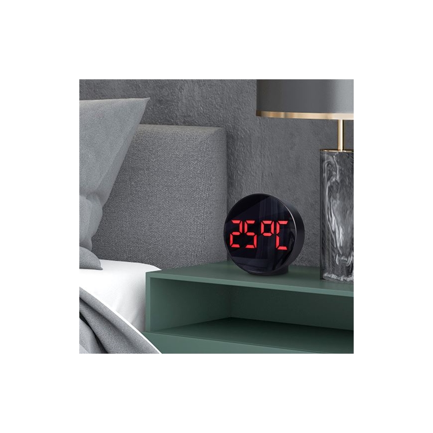 Цифрові годинники з будильником 5V/3xAAA