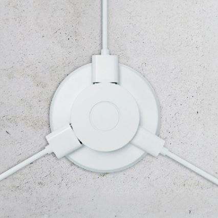 Встроенное USB зарядное устройство USB A+C белый
