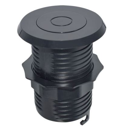 Вбудований USB зарядний пристрій USB A+C чорний