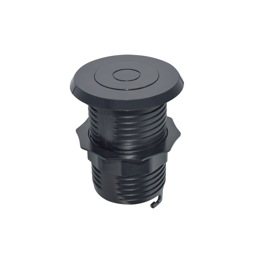 Вбудований USB зарядний пристрій USB A+C чорний