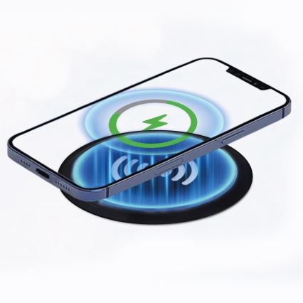 Встроенное беспроводное зарядное устройство черный