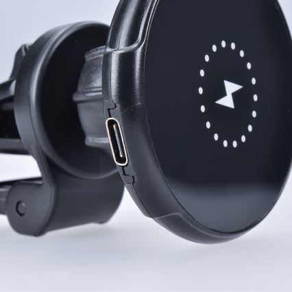 Автомобільний магнітний тримач MagSafe з бездротовою зарядкою 15W