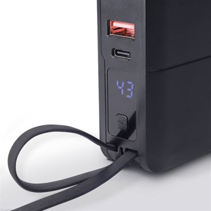 Портативний акумулятор з бездротовою зарядкою 10000 мА·год/5 В