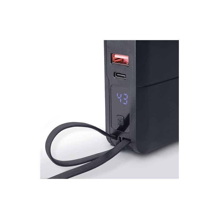 Портативний акумулятор з бездротовою зарядкою 10000 мА·год/5 В