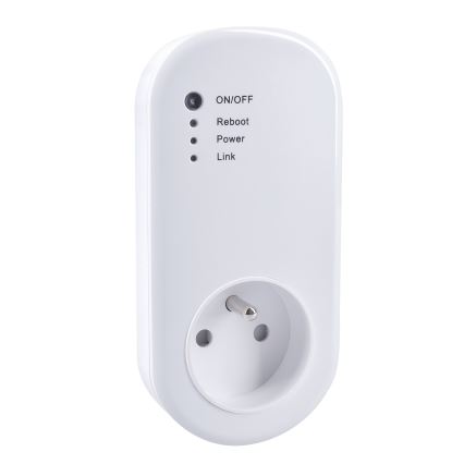 Умная розетка со счетчиком потребления электроэнергии 230V Wi-Fi Tuya