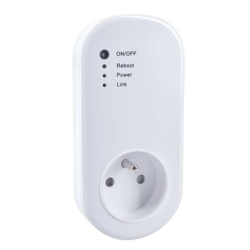 Умная розетка со счетчиком потребления электроэнергии 230V Wi-Fi Tuya