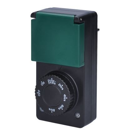 Таймер з датчиком освітленості 3600W/230V IP44