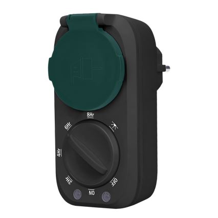 Таймер з датчиком освітленості 3600W/230V IP44