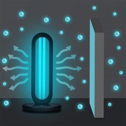 Дезінфікуюча бактерицидна лампа UVC/38W/230V + ДК