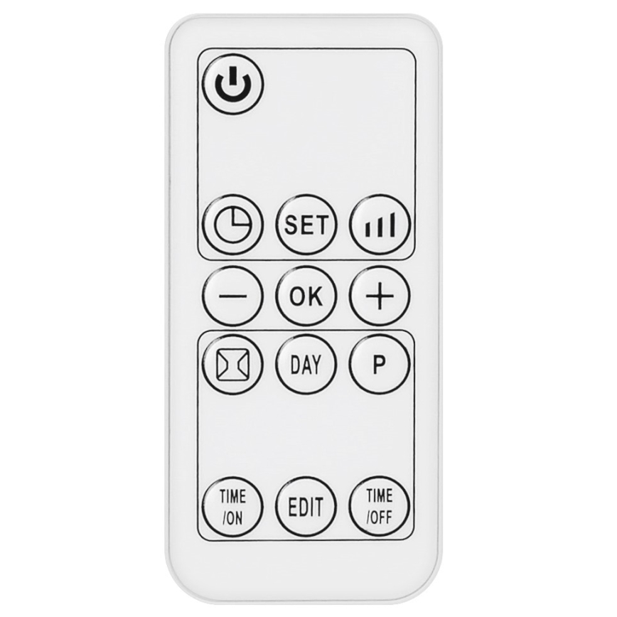 Керамический нагревательный элемент для ванной комнаты 1000/2000W/230V IP22 + дистанционное управление
