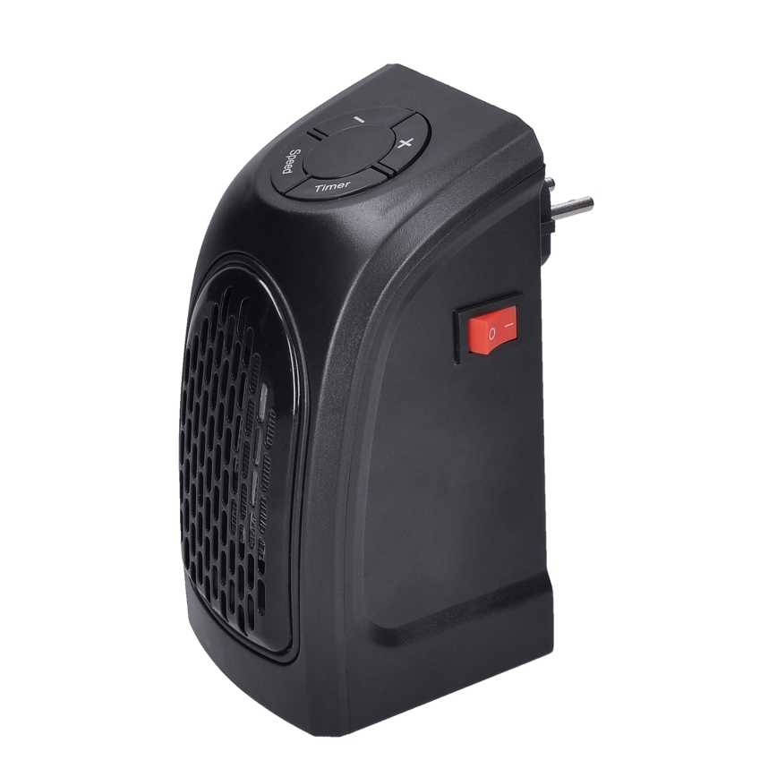 Мини-вентилятор в розетку с керамическим нагревательным элементом 350W/230V