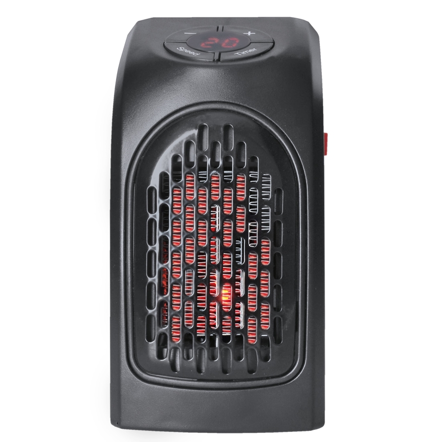 Мини-вентилятор в розетку с керамическим нагревательным элементом 350W/230V