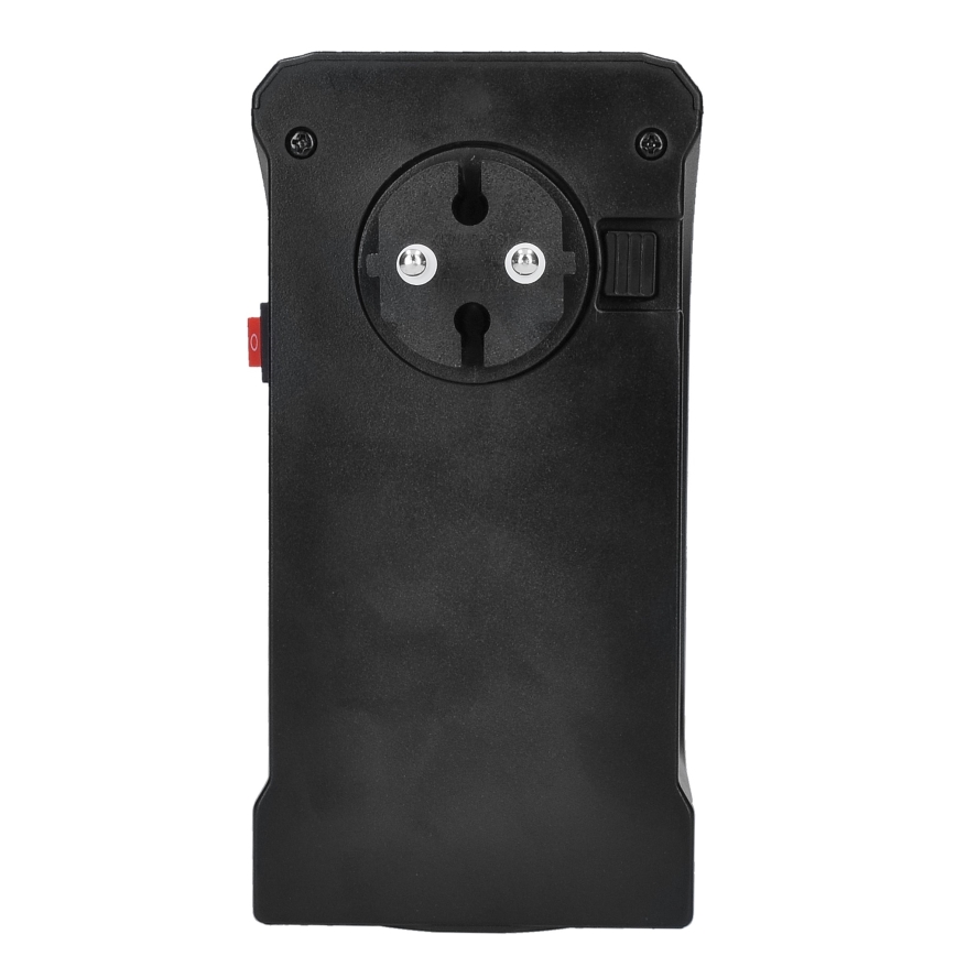 Міні-вентилятор з керамічним нагрівальним елементом в розетку 350W/230V