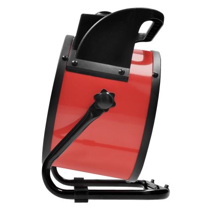 Підлоговий вентилятор з керамічним нагрівальним елементом 3000 Вт/230 В чорний