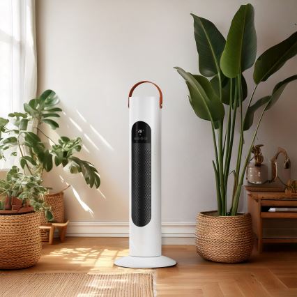 Колонний вентилятор із нагрівальним елементом 2000 Вт/230 В + пульт дистанційного керування