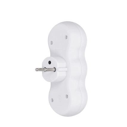 Розетка-розгалужувач з USB A+C зарядним пристроєм 2x10A білий