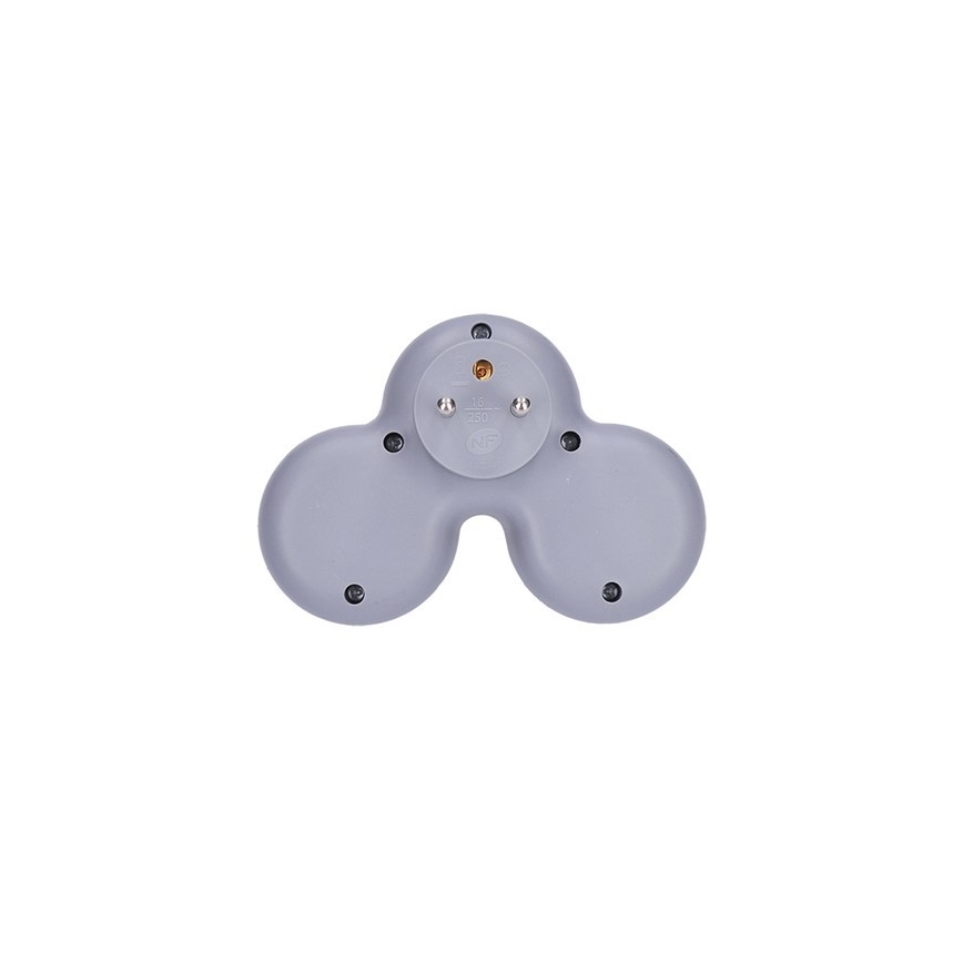 Розетка-розгалужувач 2x10A/230V