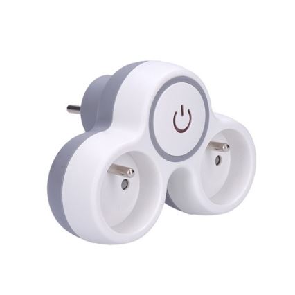 Розетка-розгалужувач 2x10A/230V