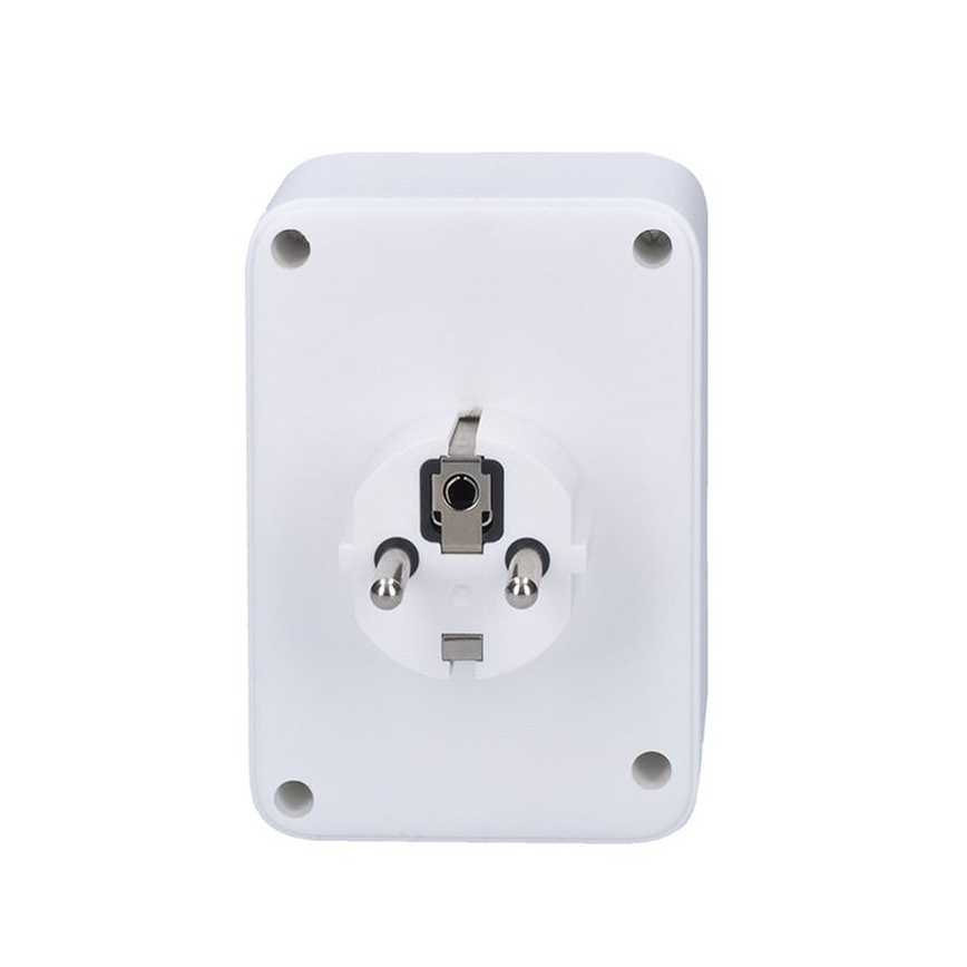 Сетевой разветвитель 1x16A+2x 2,5A с 2xUSB A+C зарядкой белый