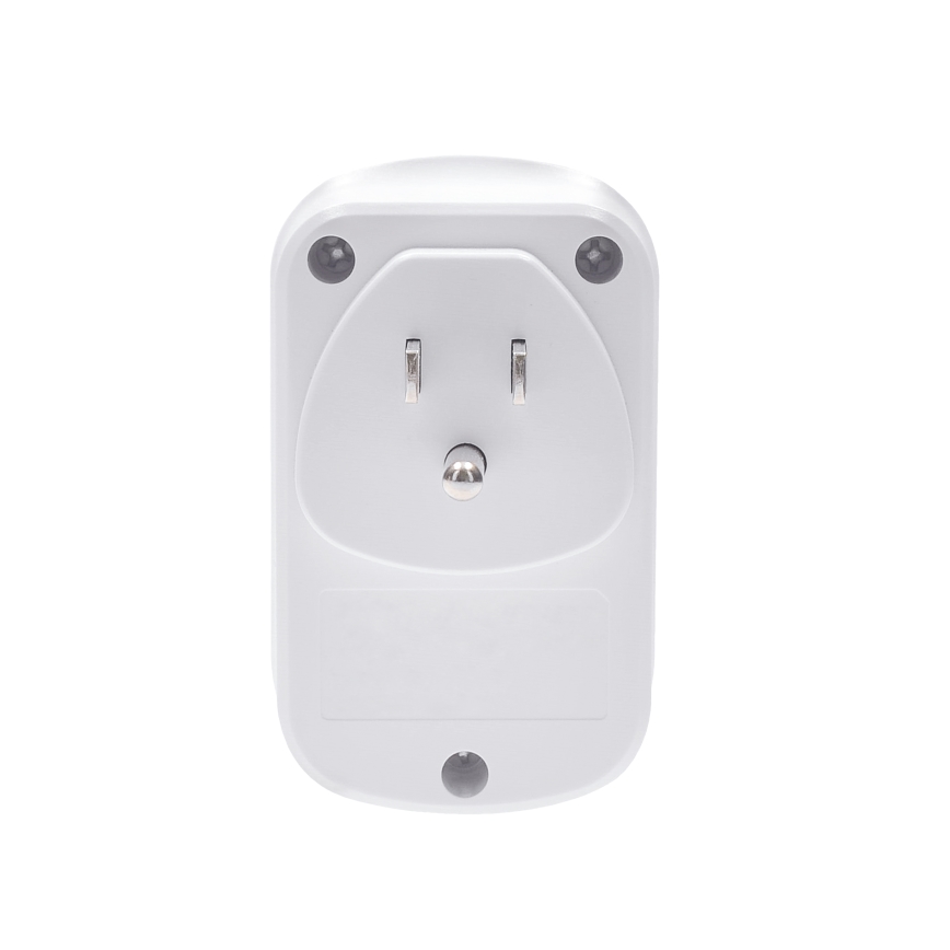 Туристический адаптер для США, 230 В, 2 порта USB-A + 1 порт USB-C