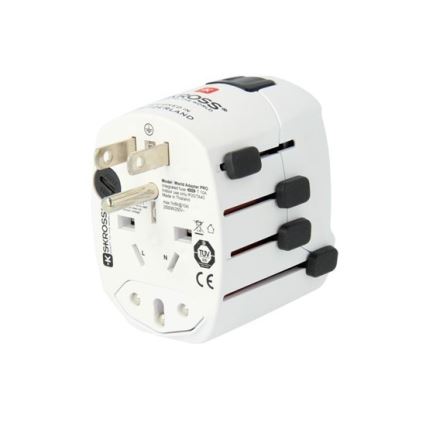 Универсальный дорожный адаптер для всего мира 230V + USB-порт