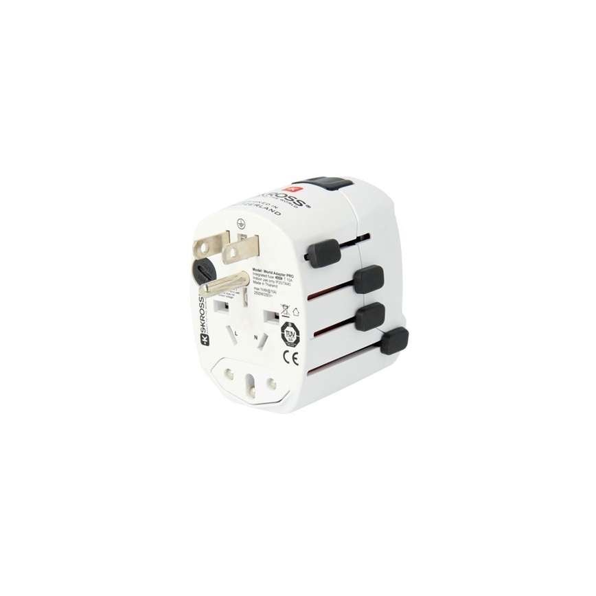 Универсальный дорожный адаптер для всего мира 230V + USB-порт