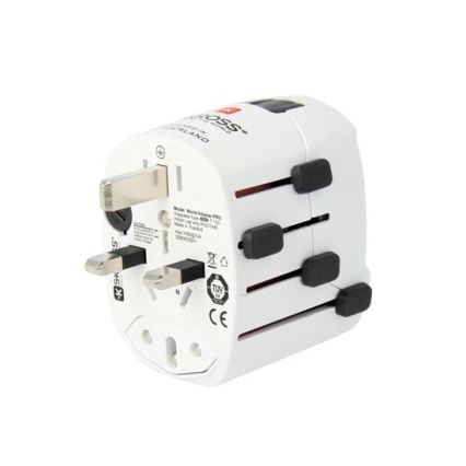 Универсальный дорожный адаптер для всего мира 230V + USB-порт