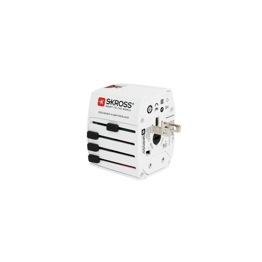 Международное зарядное устройство 230V + 2x USB-порта