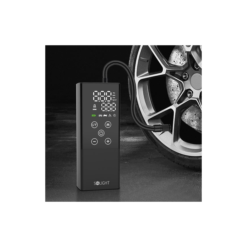 Цифровий кишеньковий компресор 2000 mAh 5V чорний