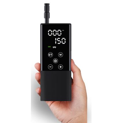 Цифровий кишеньковий компресор 2000 mAh 5V чорний