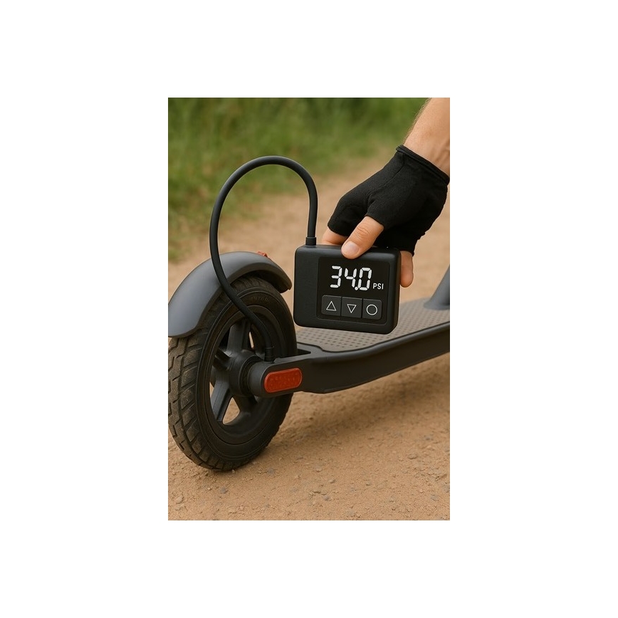 Цифровий кишеньковий компресор 500 mAh 5V чорний