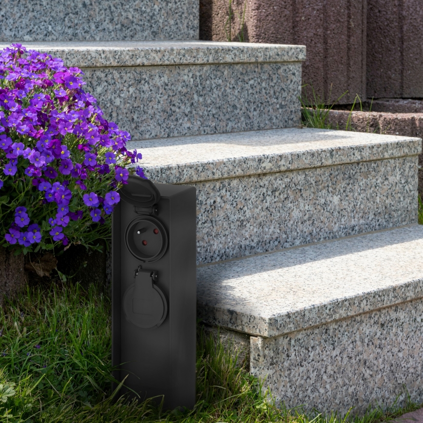 Вулична розеткова колона 2Z 230V IP44