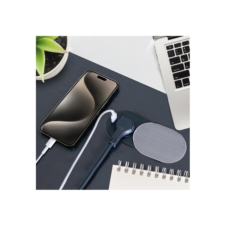 Вбудована розетка 1розетка + USB A+C