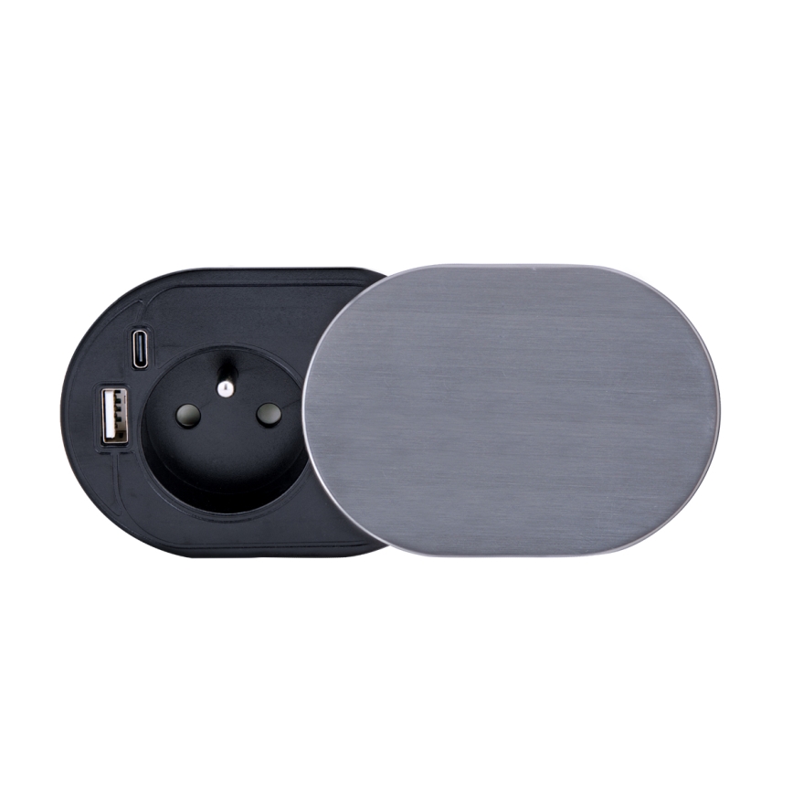 Вбудована розетка 1розетка + USB A+C