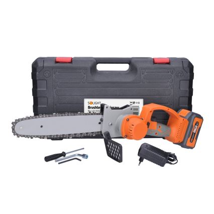 Ручная аккумуляторная бензопила 21V 4000 mAh