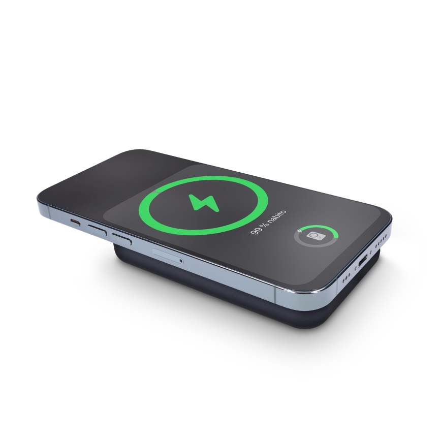 Універсальна мобільна батарея 5000 mAh Magsafe чорний