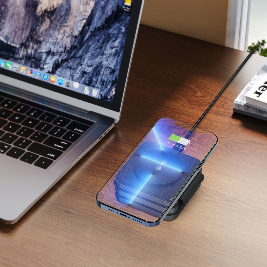 Беспроводное зарядное устройство 3 в 1 15 Вт