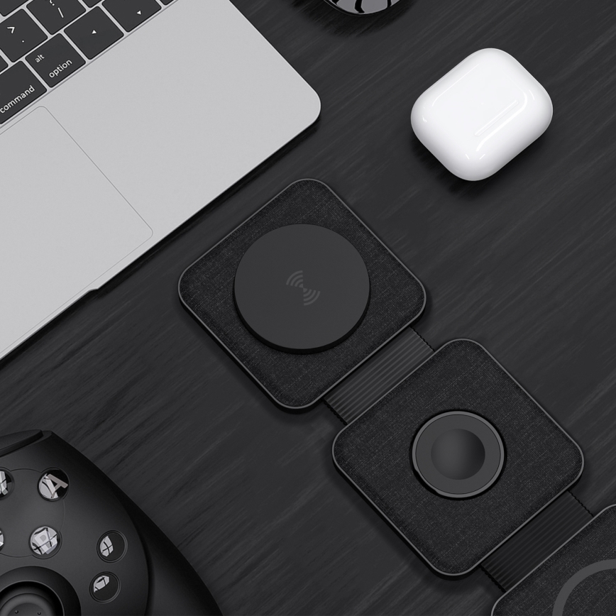 Беспроводное зарядное устройство 3 в 1 15 Вт