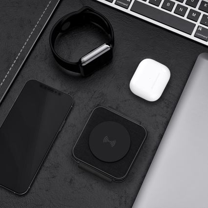 Беспроводное зарядное устройство 3 в 1 15 Вт