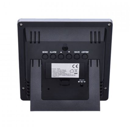 Метеостанція з LCD дисплеєм 230V чорний