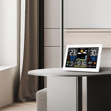 Метеостанція з кольоровим LCD-дисплеєм 5V/2xAA + 2xAA