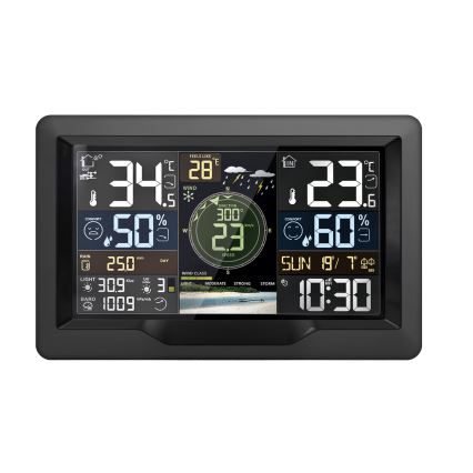 Професійна метеостанція з кольоровим LCD-дисплеєм 5В/2xAA + 3xAA + 2xAA Wi-Fi Tuya